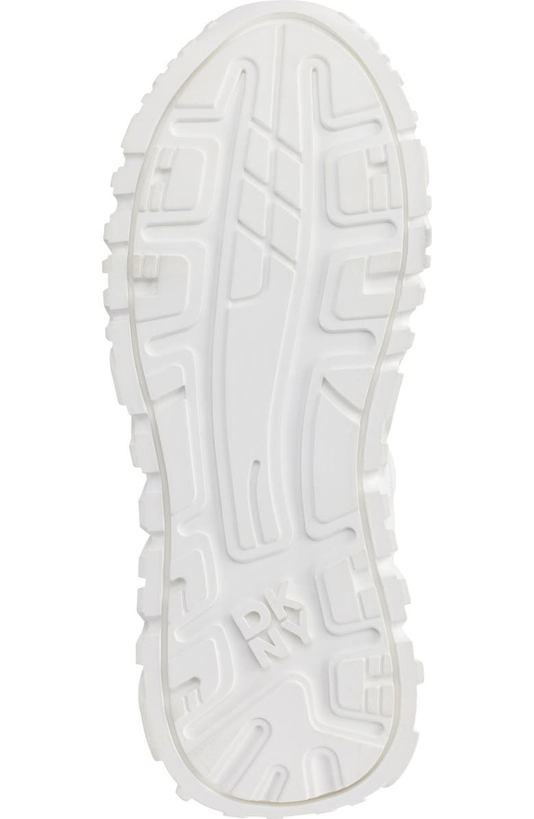 DKNY Lacombe Platform Sneaker, Alternate, color, White