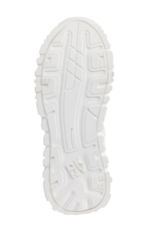 Shop Dkny Lacombe Platform Sneaker In White