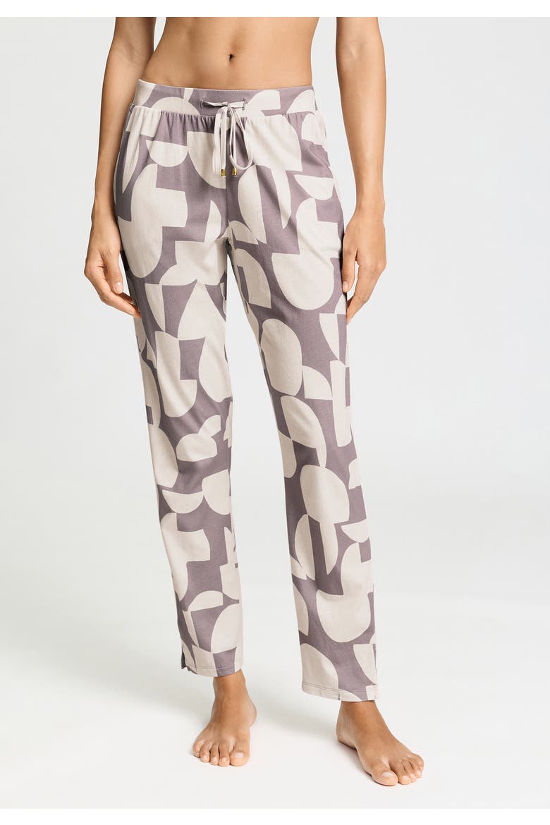 Sleep And Lounge Cotton and Tencel Pants, Alternate, color, Divided Circles