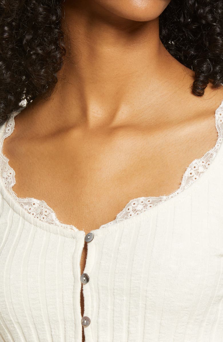 BP. Ribbed Crop Cardigan, Alternate, color, 