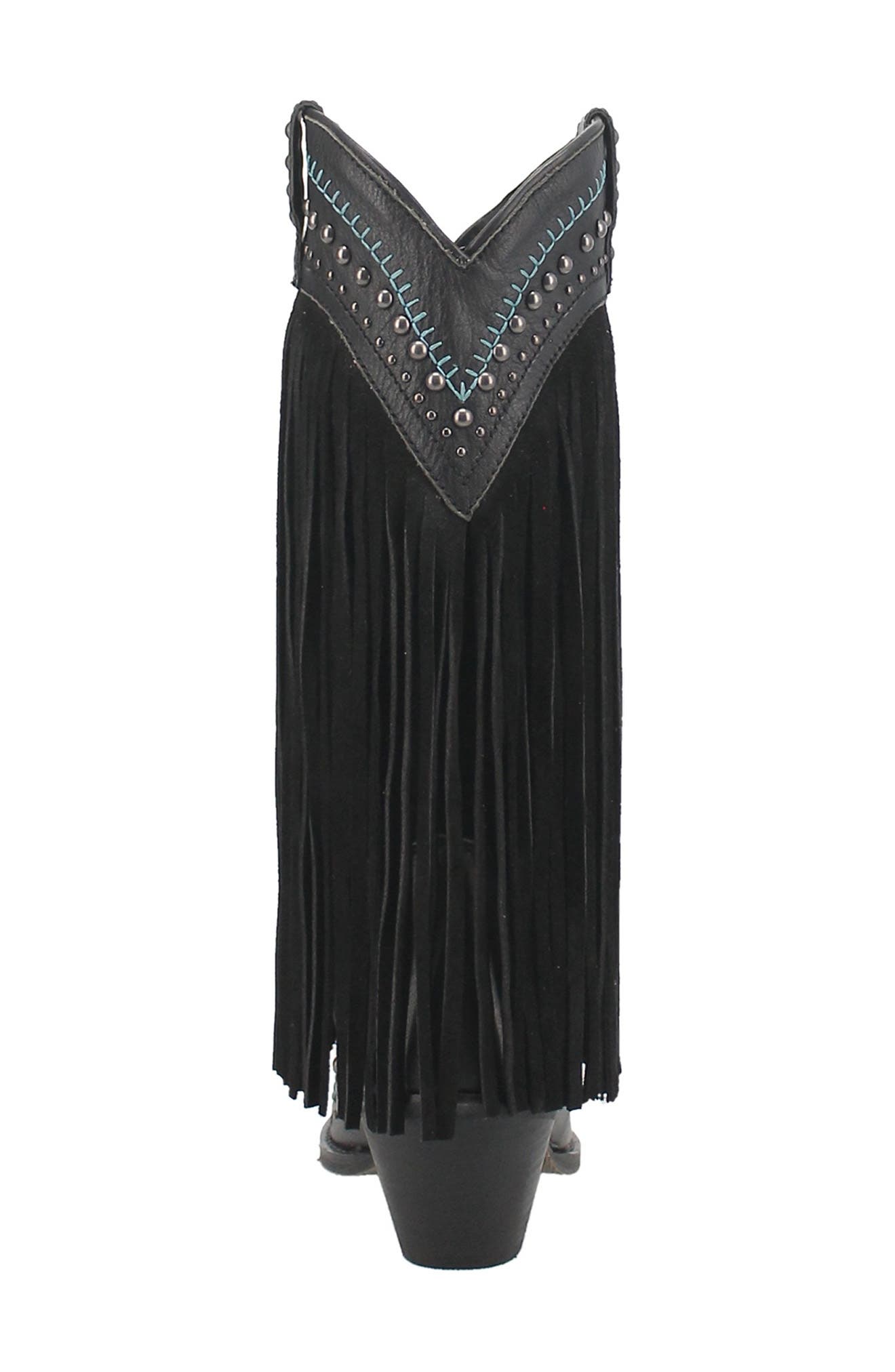 Dingo Fringe Western Boot, Alternate, color, 