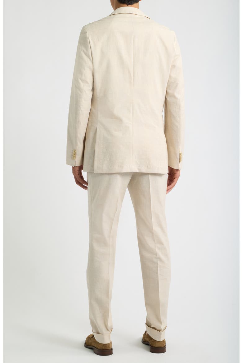 Huge Linen and Cotton Suit, Alternate, color, OPEN BEIGE