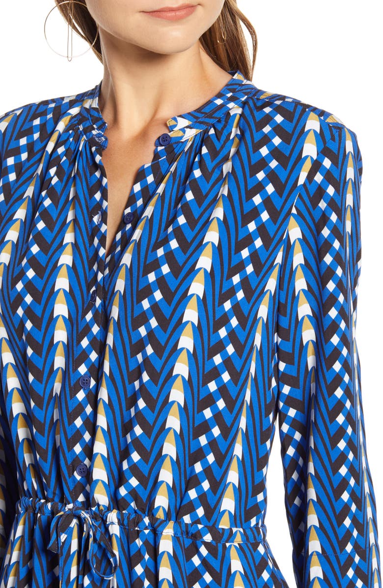 THE ODELLS Long Sleeve Button Maxi Dress, Alternate, color, 