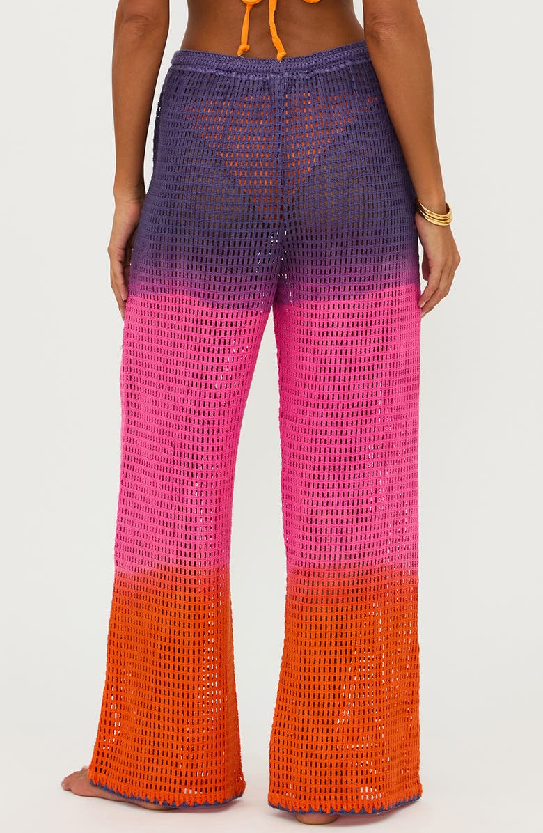 Beach Riot Alex Tie Dye Wide Leg Cover-Up Pants, Alternate, color, 