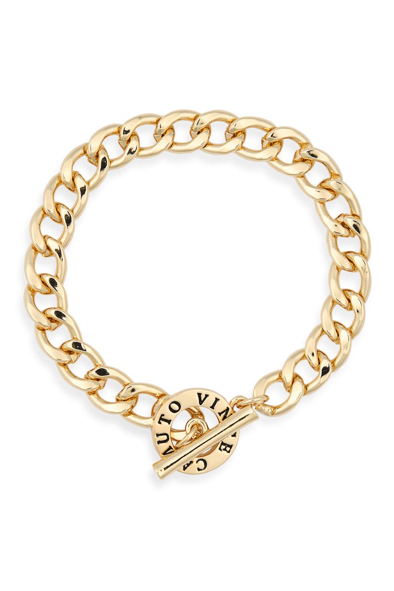 Chunky Link Bracelet, Main, color, GOLD TONE