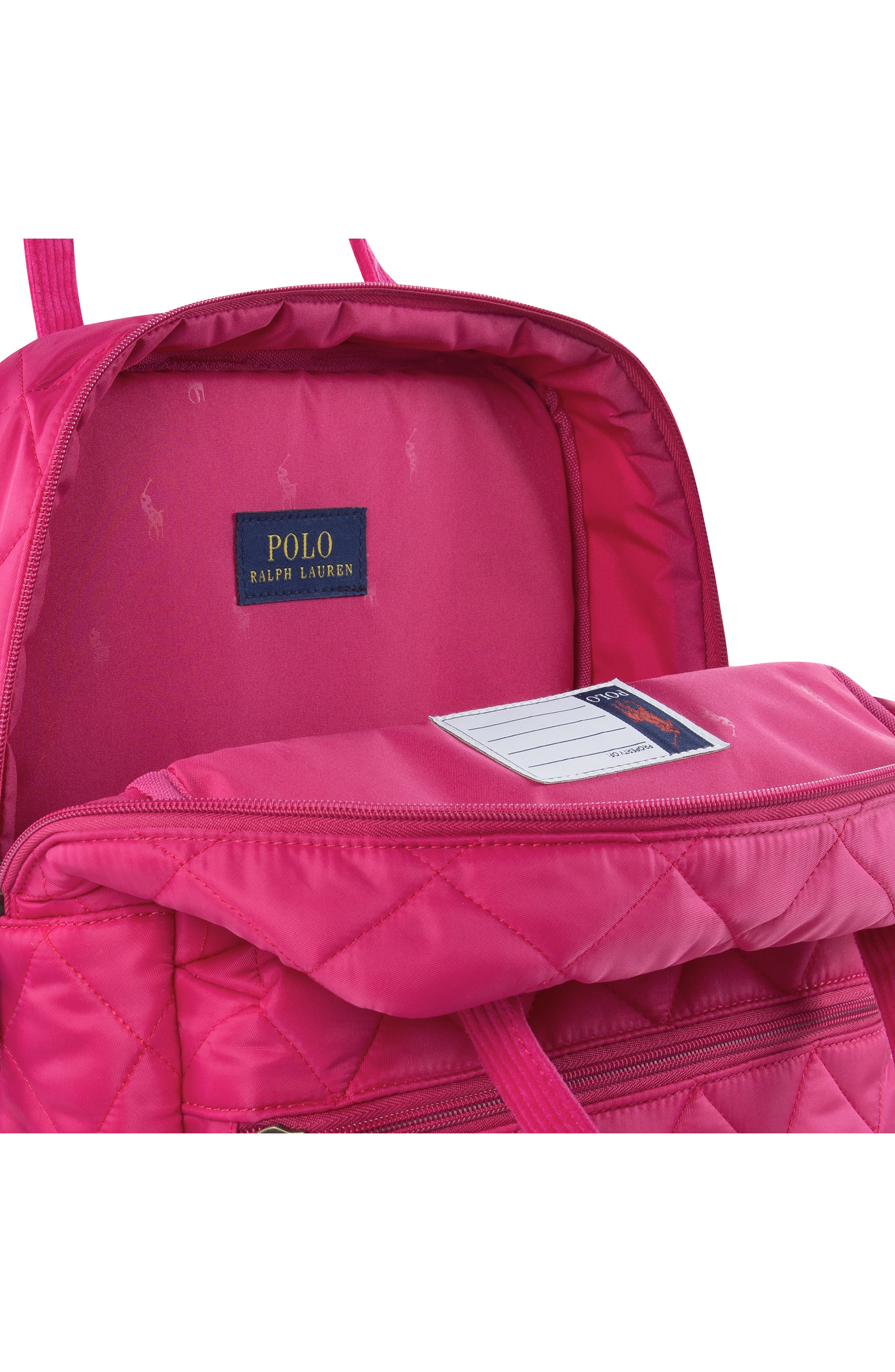 Ralph Lauren Kids' Quilted Backpack, Alternate, color, 