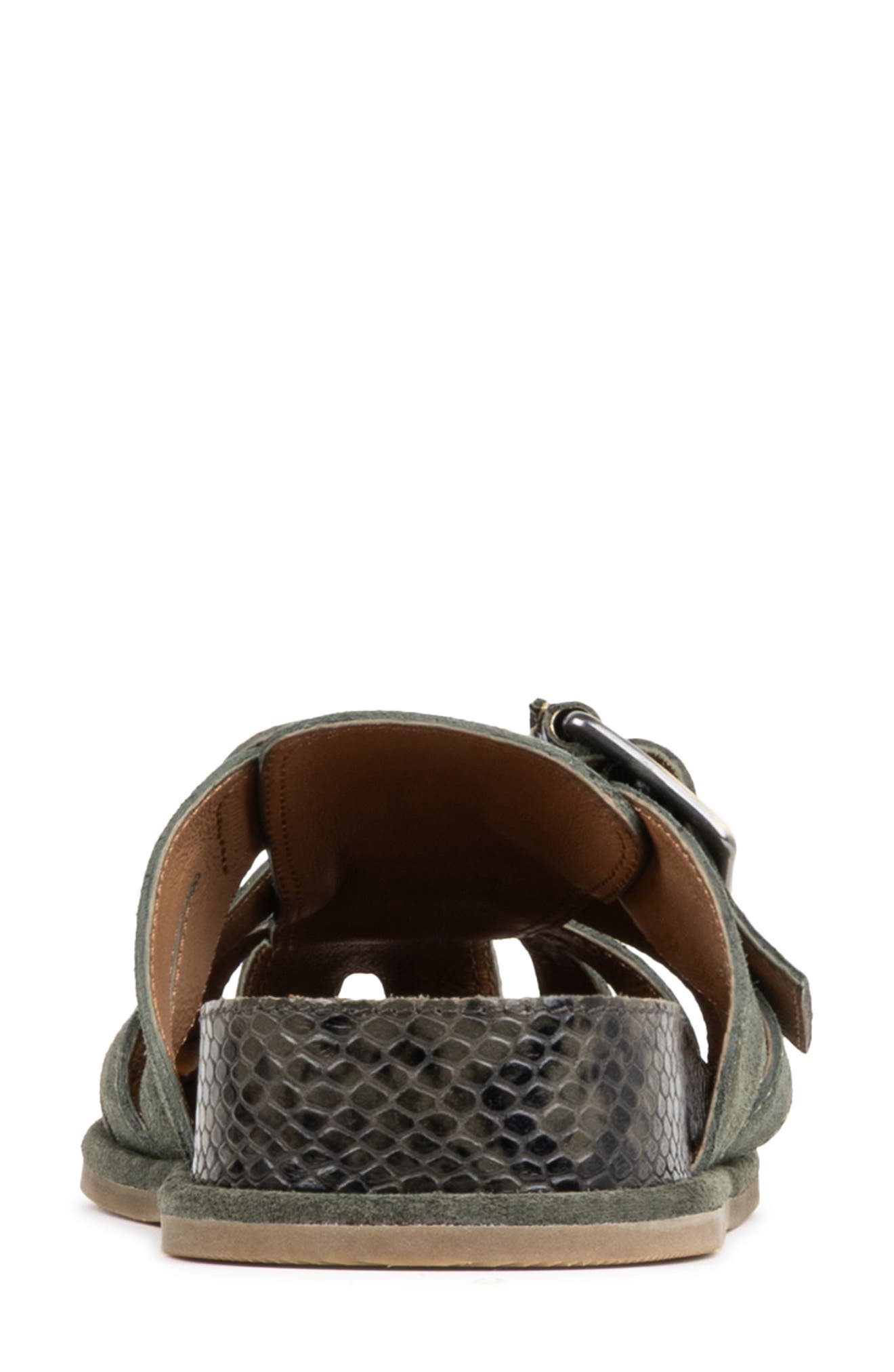 Manor Fisherman Clog, Alternate, color, OLIVE