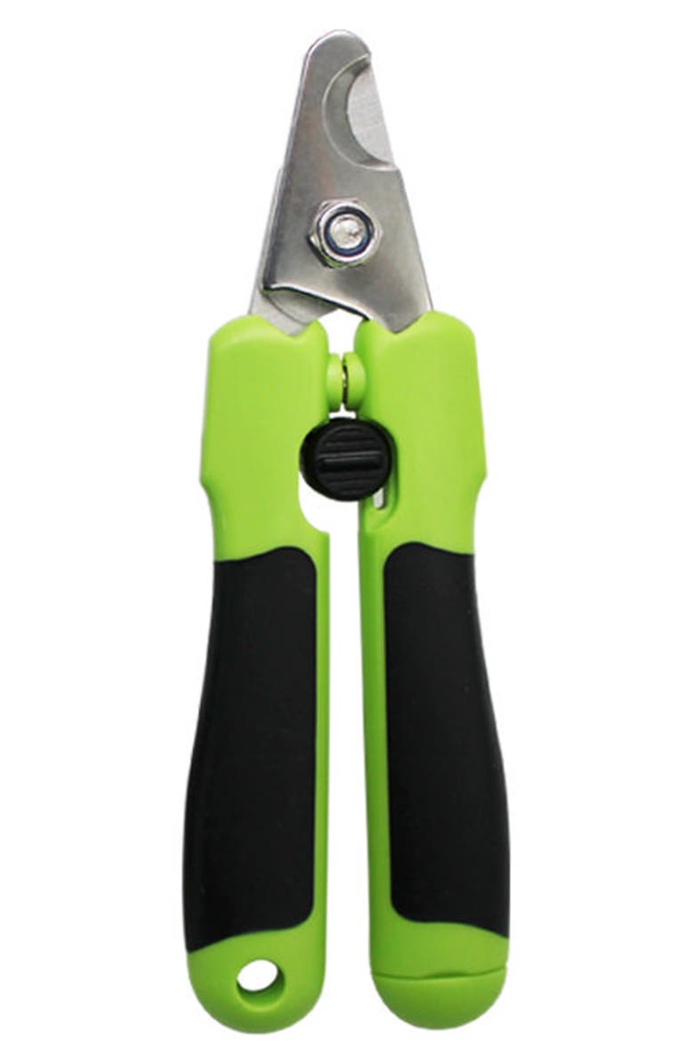 PET LIFE Clip N' File 2-in-1 Grooming Pet Nail Clipper with Built-in Concealed Filer, Main, color,