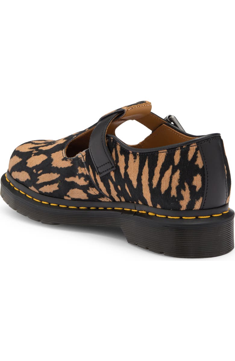 Dr. Martens Genuine Calf Hair T-Bar Shoe, Alternate, color,