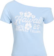 PacSun Hawaii 25 Off the Shoulder Graphic Tee