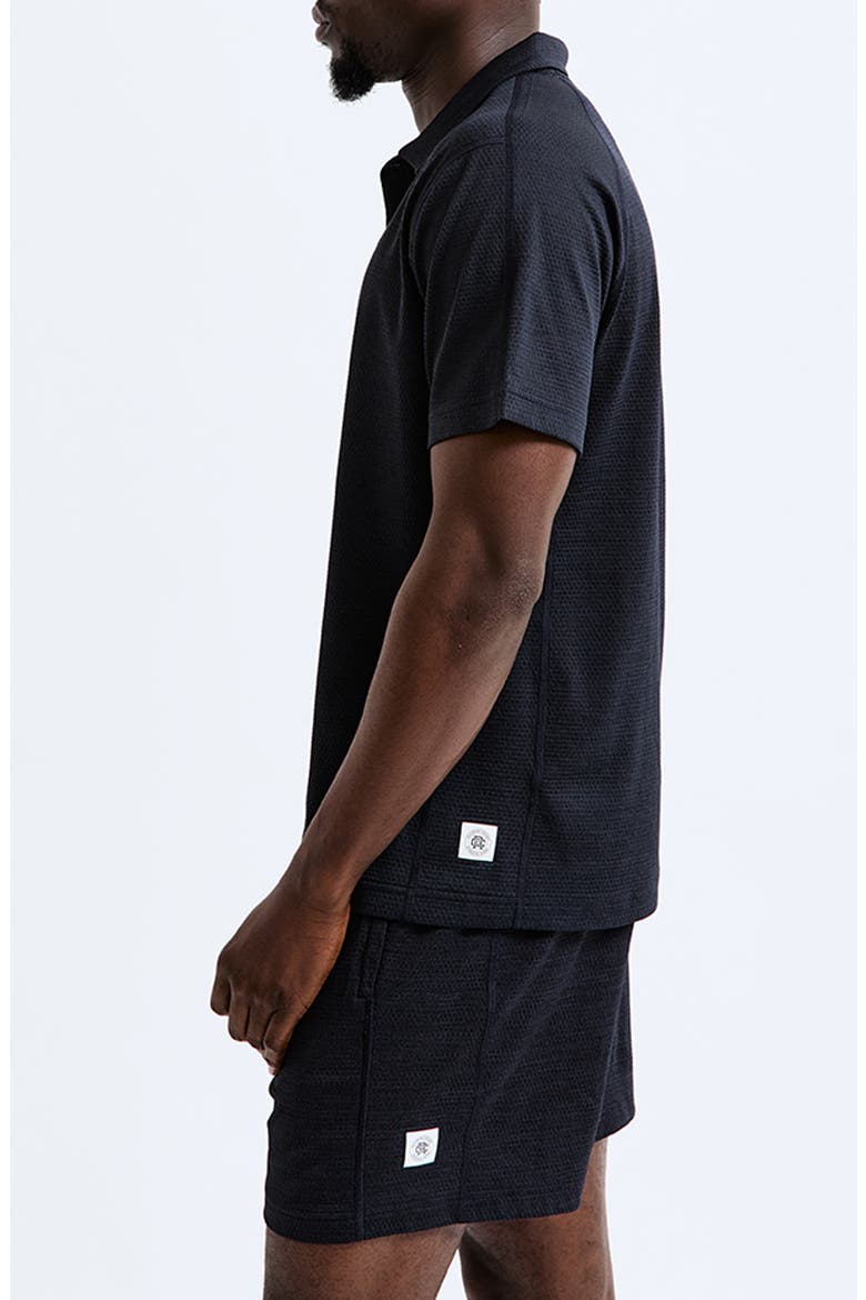 Solotex® Mesh Tiebreak Polo, Alternate, color, NAVY