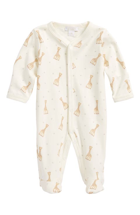 x Sophie la Girafe Print Footie (Baby)