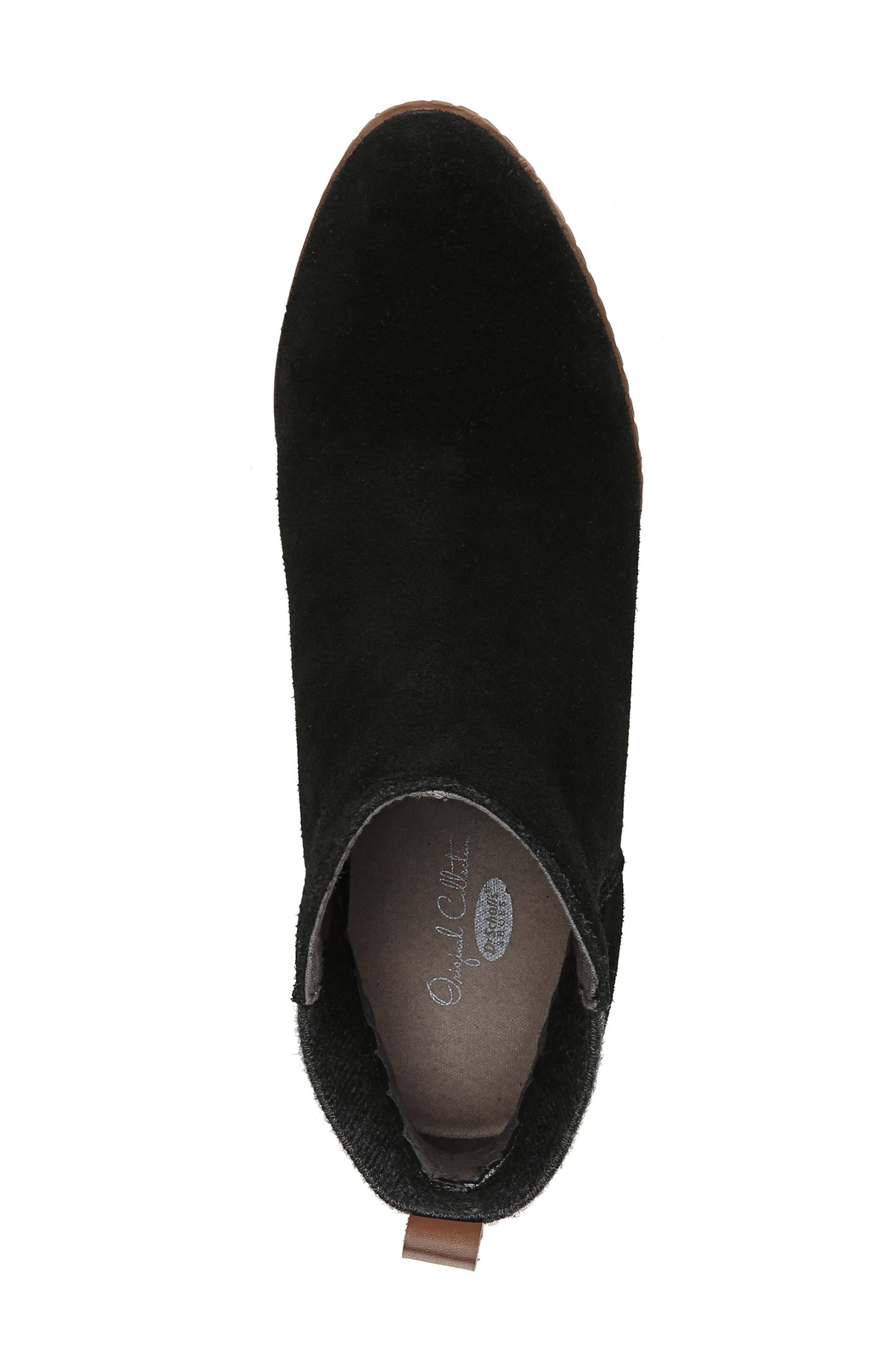 Lively Waterproof Bootie, Alternate, color, BLACK LEATHER AND FABRIC
