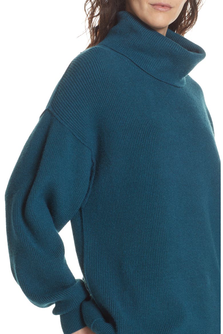 Softly Structured Knit Tunic, Alternate, color, DEEP JADE