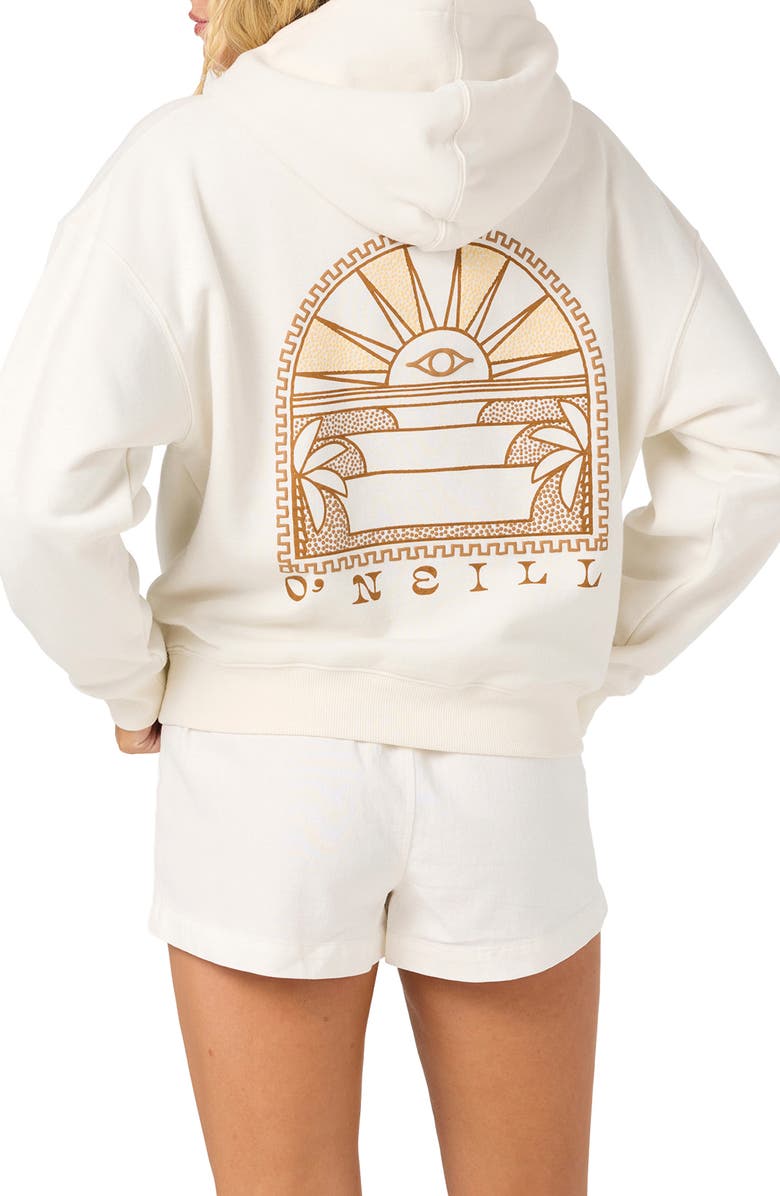 O'Neill Sun Eye Relaxed Graphic Hoodie, Alternate, color, Tofu
