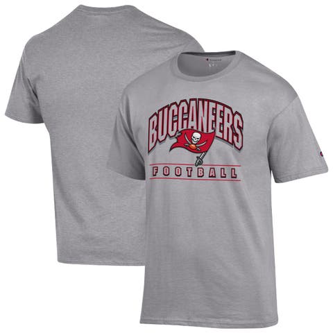 Men's Champion  Heather Gray Tampa Bay Buccaneers Football T-Shirt
