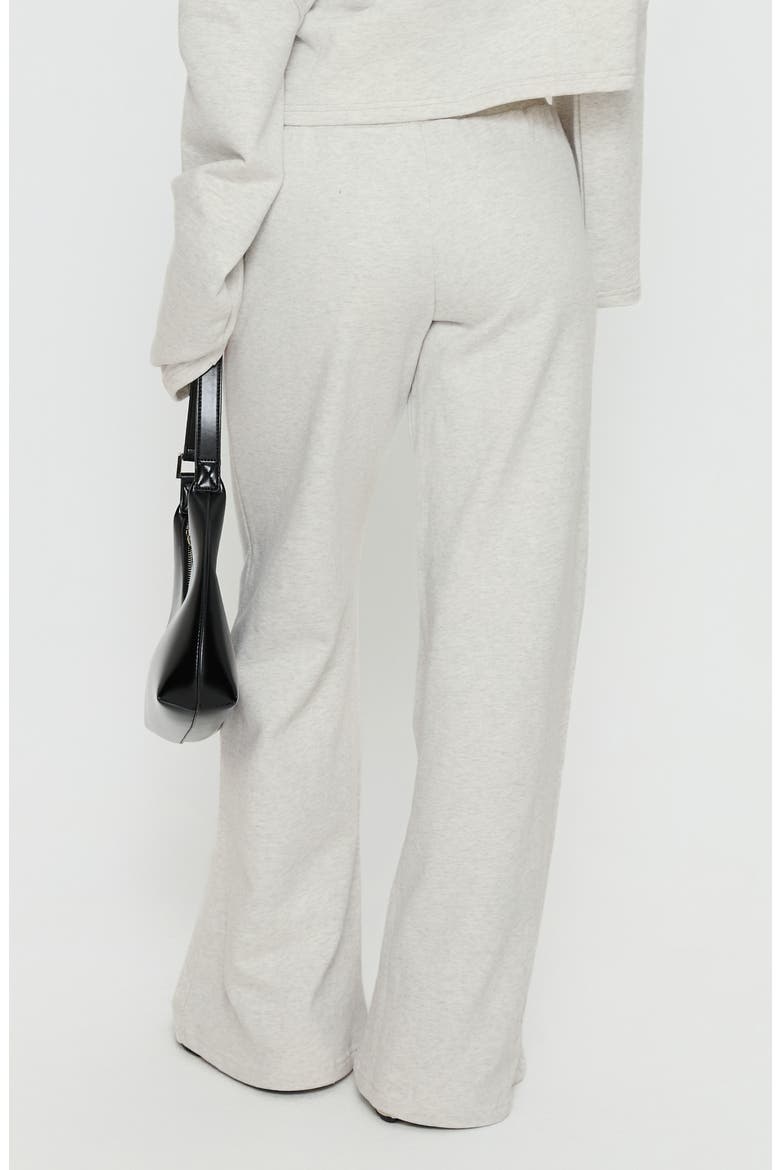 Peaks Wide Leg Sweatpants, Alternate, color, SNOW MARLE