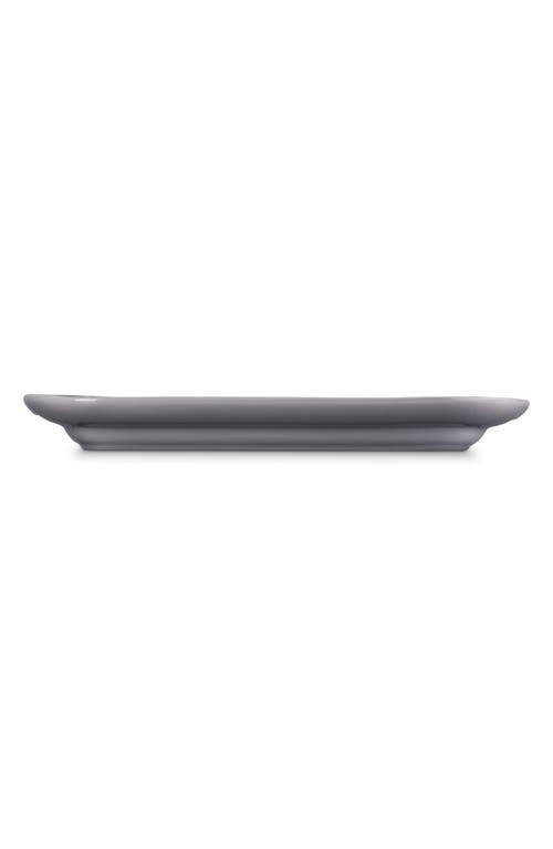 Le Creuset Stoneware Serving Platter In Gray
