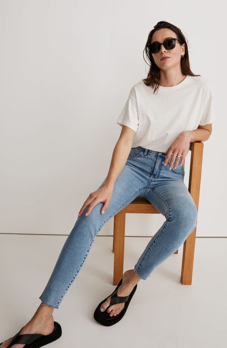 Madewell Roadtripper High Waist Skinny Jeans, Alternate, color,