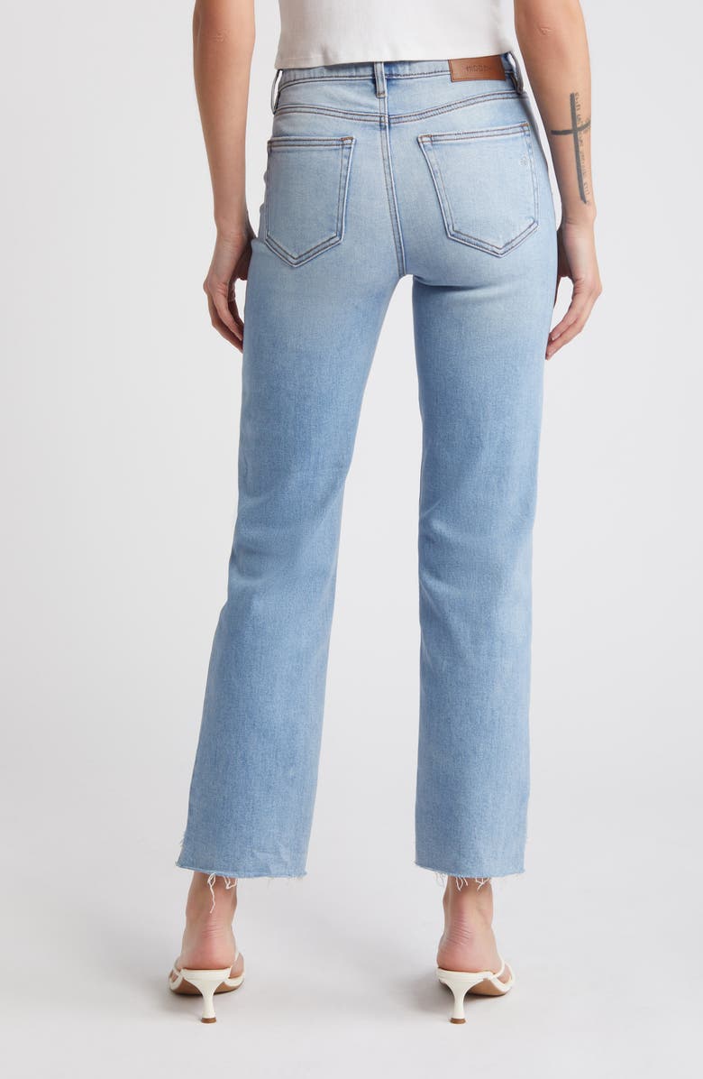 HIDDEN JEANS Raw Hem Straight Leg Jeans, Alternate, color,