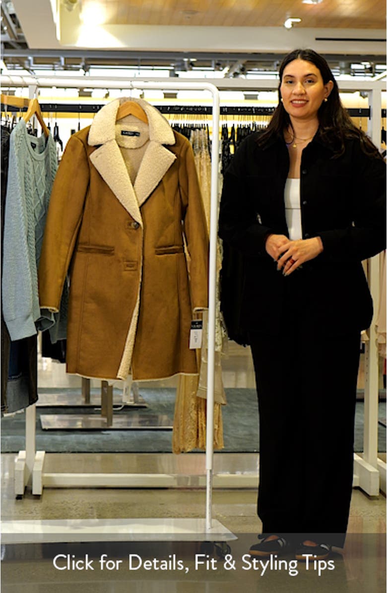 Faux Shearling Coat, sales video thumbnail