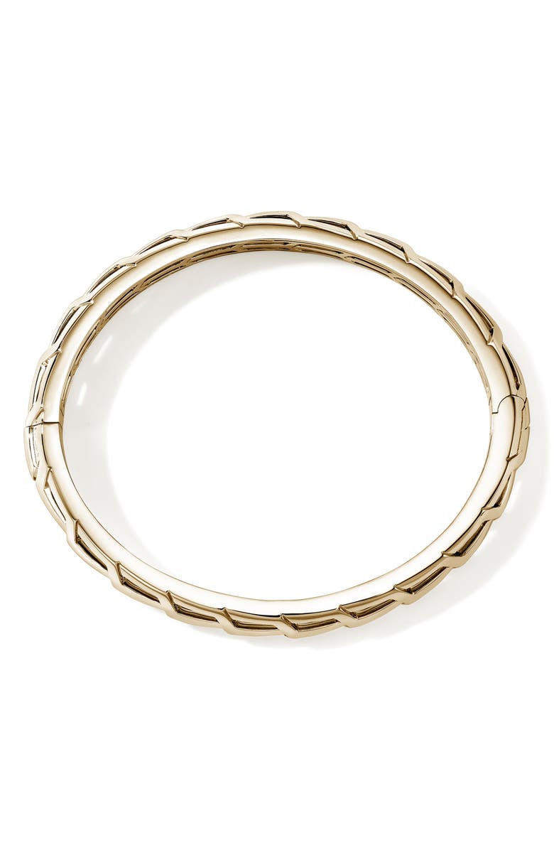 John Hardy Icon 50 Hinged Bangle, Gold, Alternate, color, 