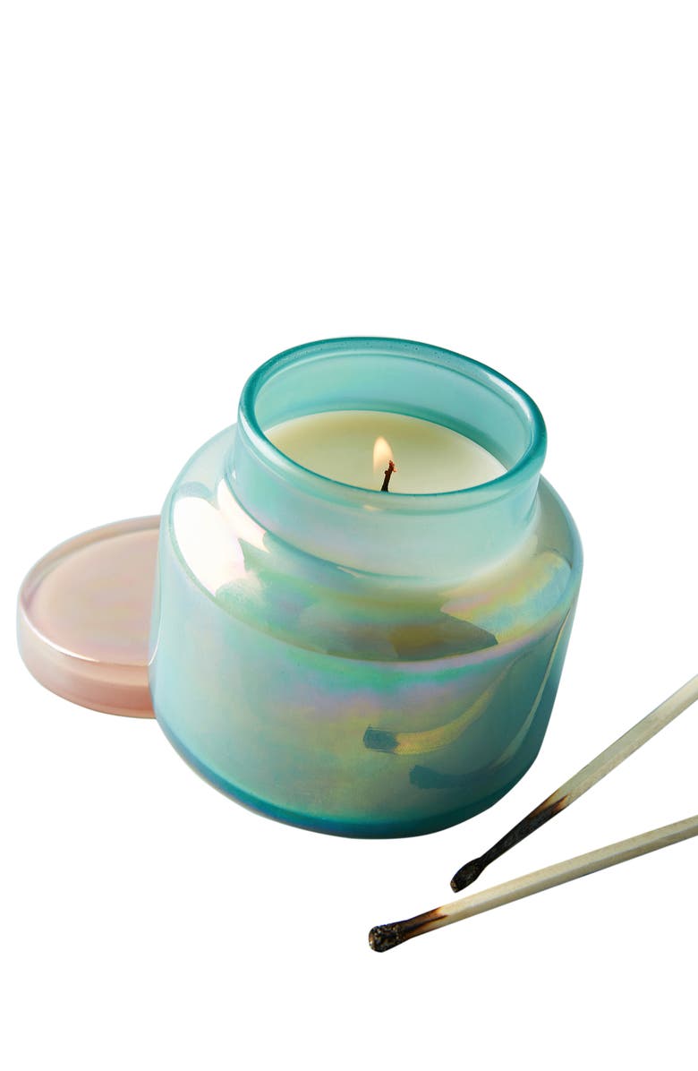 Anthropologie Home Capri Blue Mini Iridescent Jar Candle, Alternate, color, 