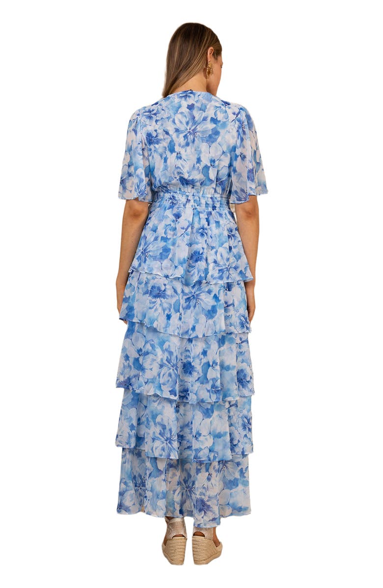 Hale Bob Kallie Chiffon Maxi Dress, Alternate, color, 