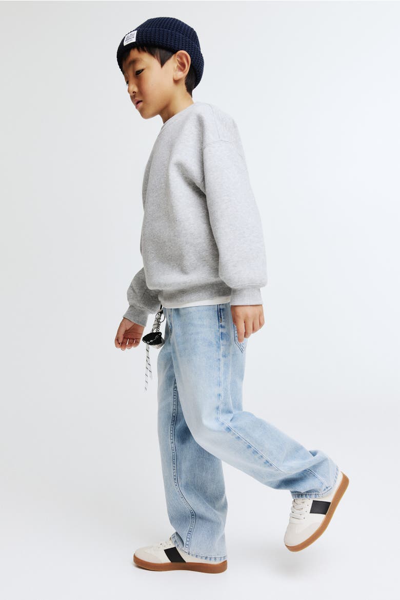 Loose-fit jeans, Alternate, color, Light denim blue