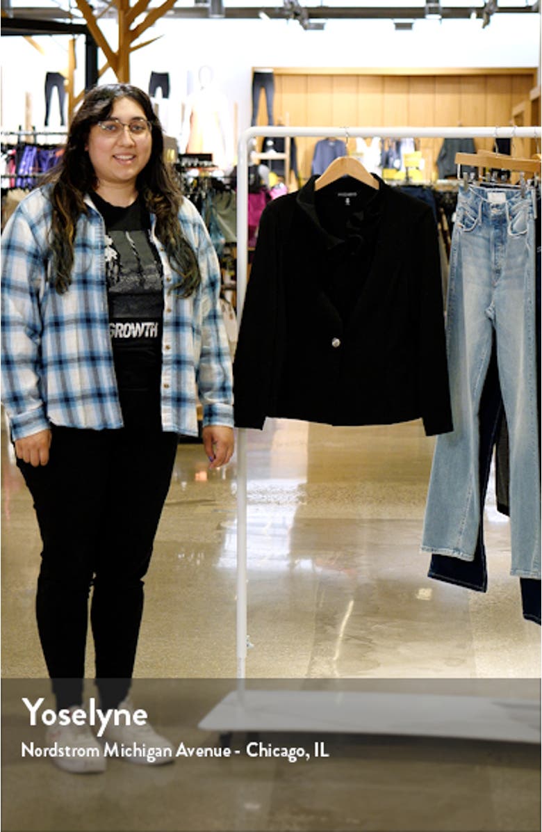 Ruffle Collar Crepe Jacket, sales video thumbnail