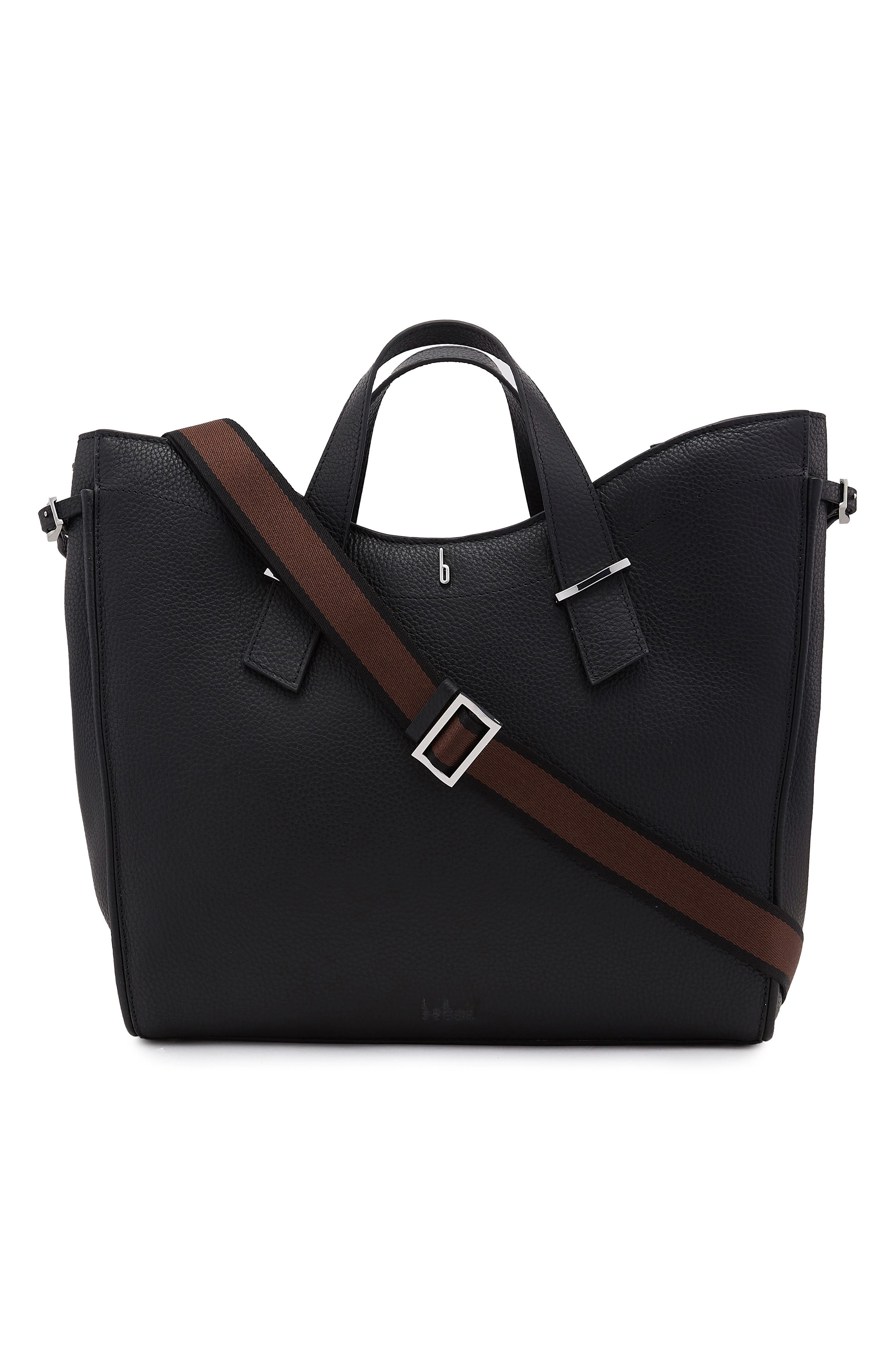 behno Greta Crossbody Tote, Alternate, color, Black