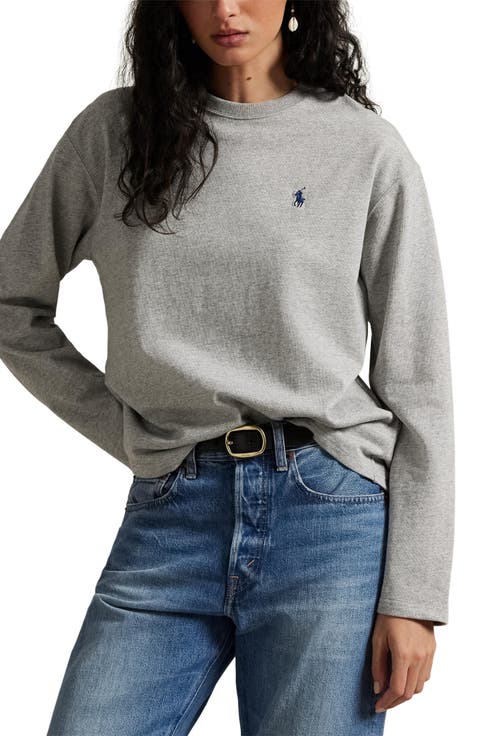 Long Sleeve Cotton Jersey T-Shirt