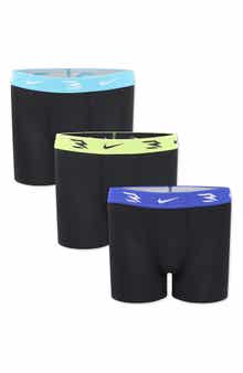 3 Brand Kids' Pop Color 3-Pack Assorted Logo Boxer Briefs