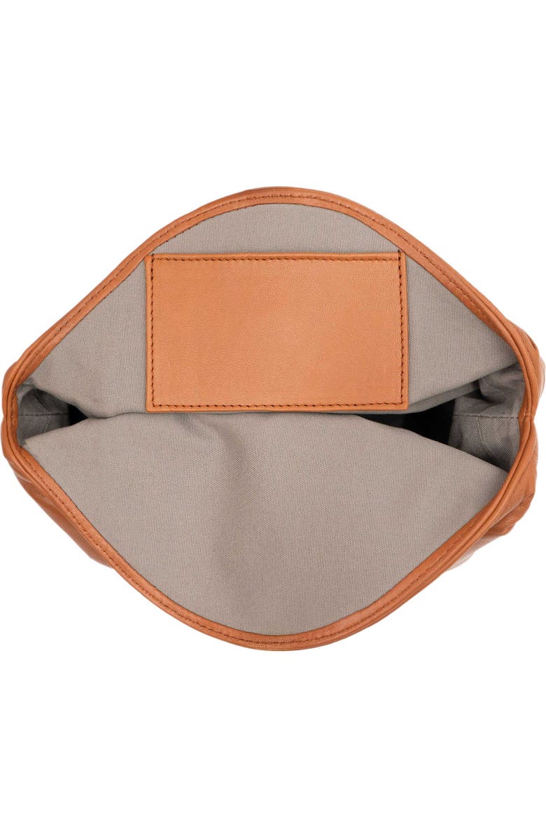 PERRIN PARIS Le Petit Panier Xbody Classic, Alternate, color, Caramel W/ Espresso