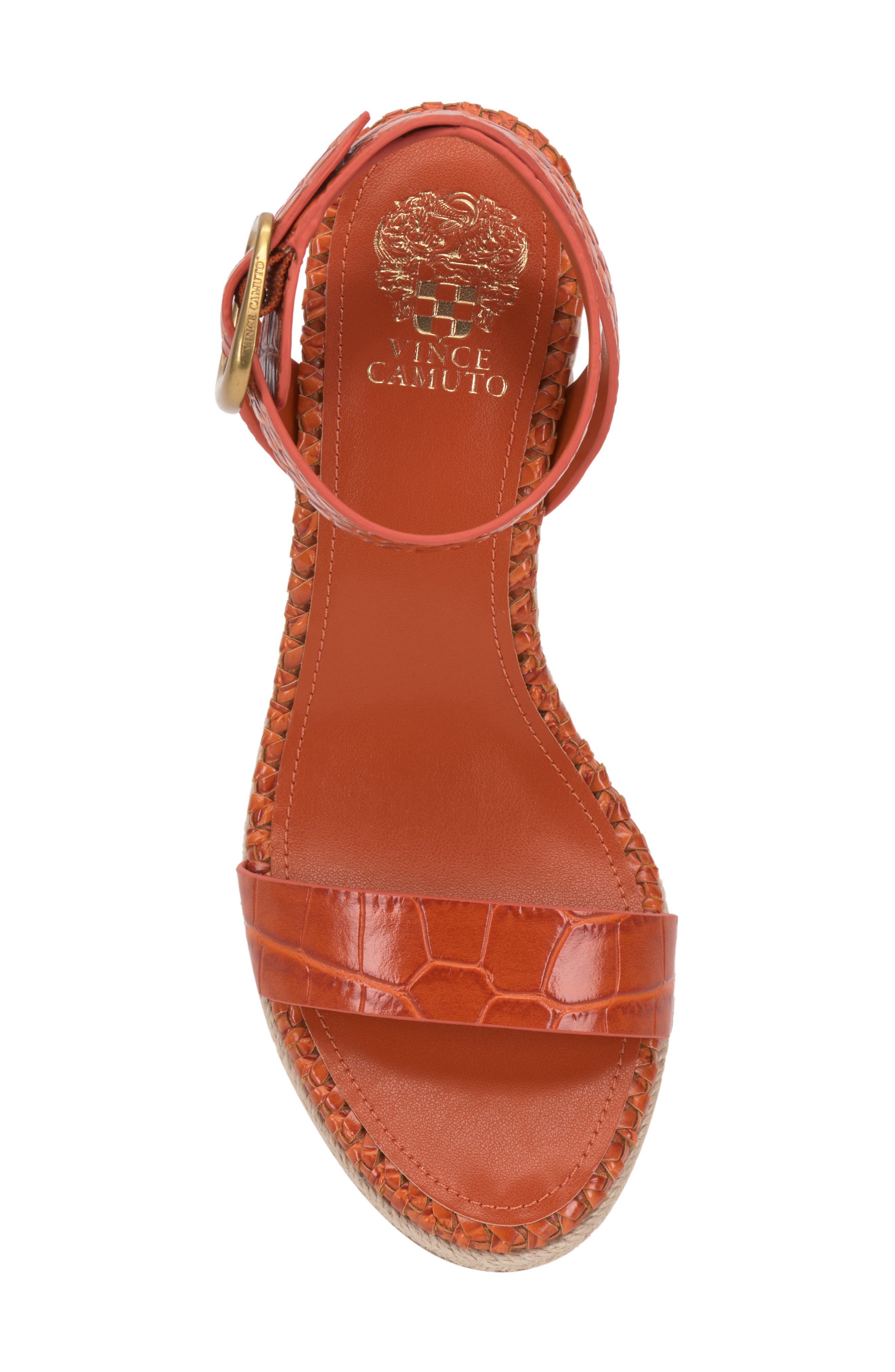 Fainel Espadrille Ankle Strap Platform Wedge Sandal, Alternate, color, SUNSET