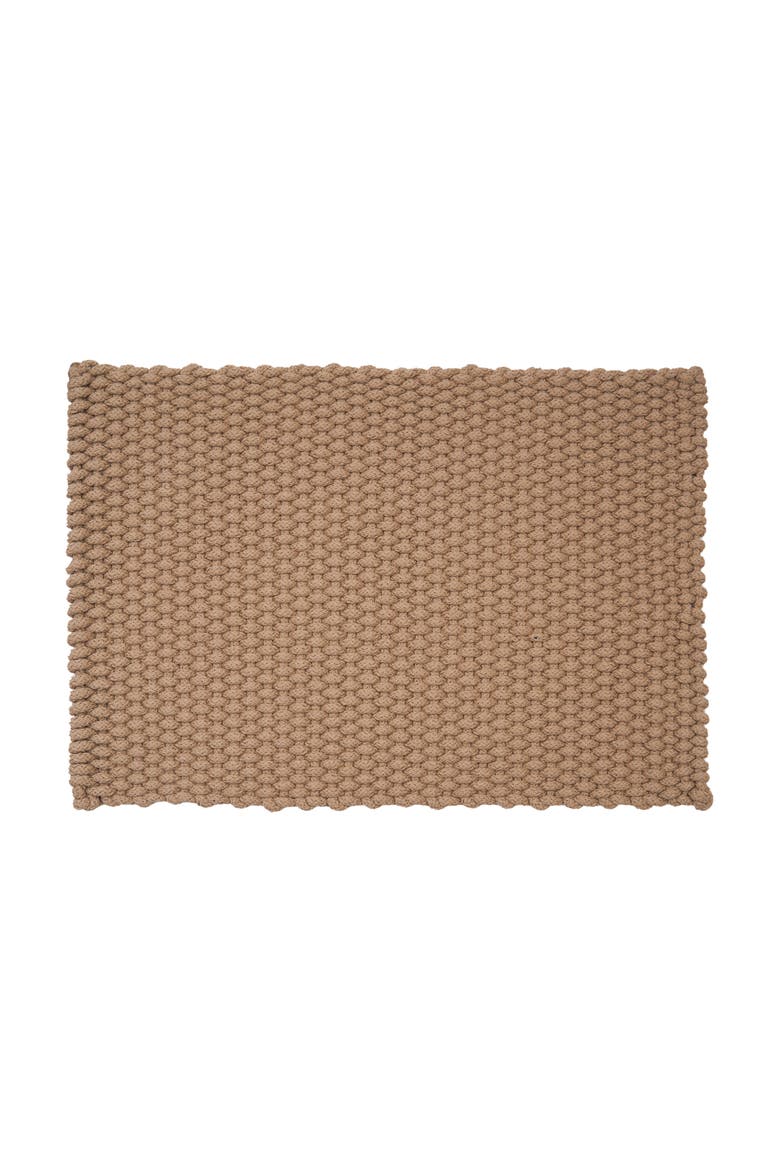 Braided Rope Placemats Sets of 6 Collection, Alternate, color, Beige