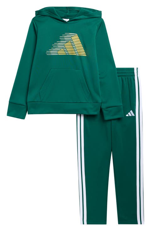 Kids' 2-Color Logo Fleece Hoodie & Joggers Set