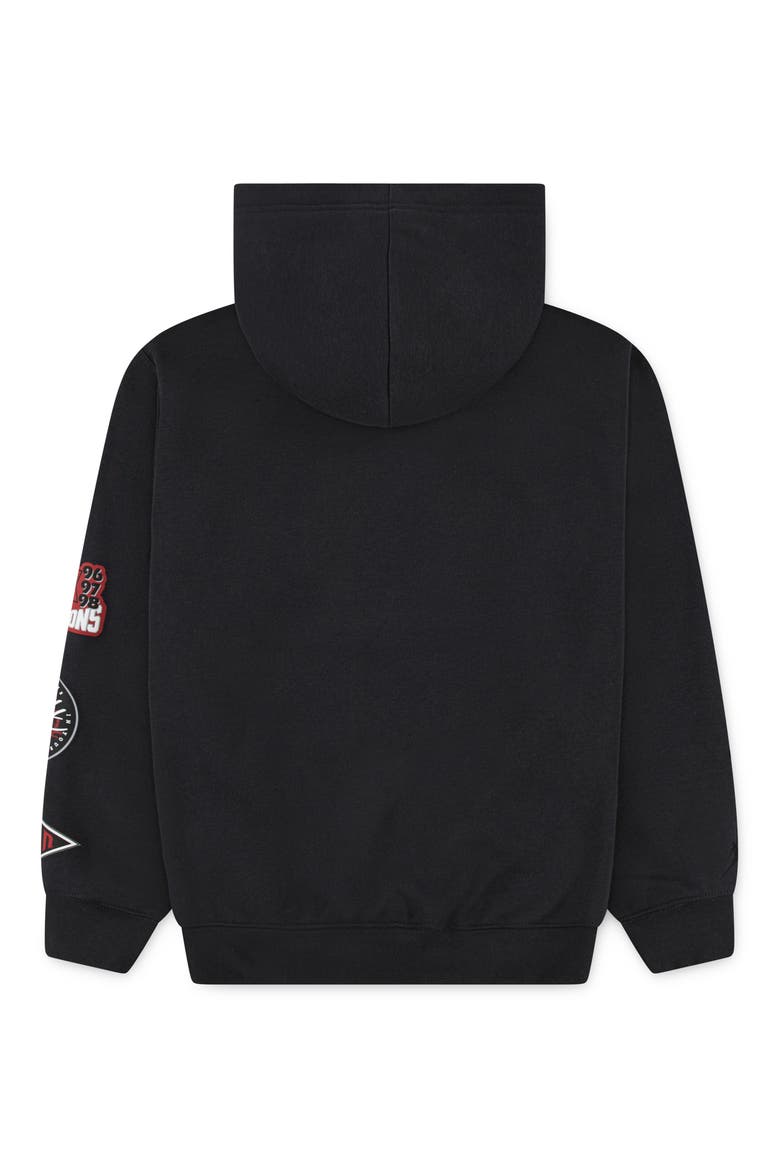 Kids' Varsity Hoodie, Alternate, color, OFF NOIR