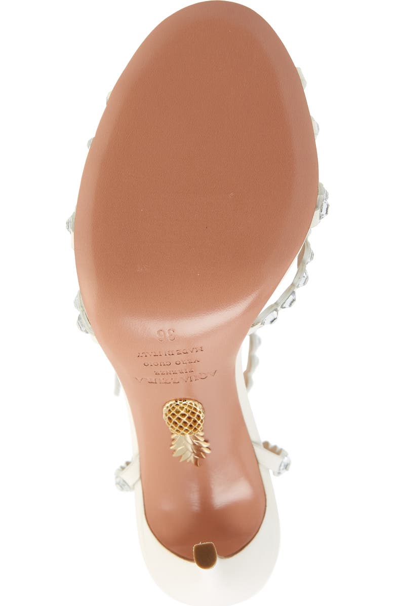 Aquazzura Tequila Crystal Ankle Strap Sandal, Alternate, color,