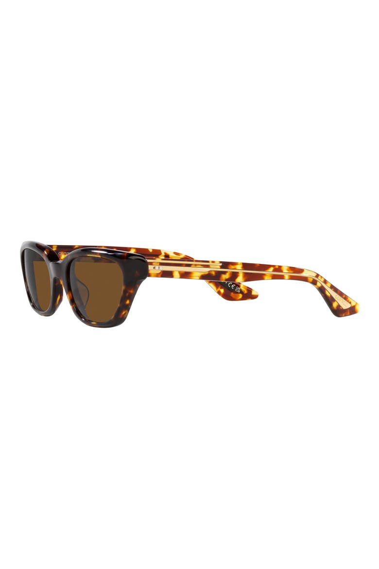x KHAITE 1983C 52mm Irregular Sunglasses, Alternate, color, DARK TORTOISE