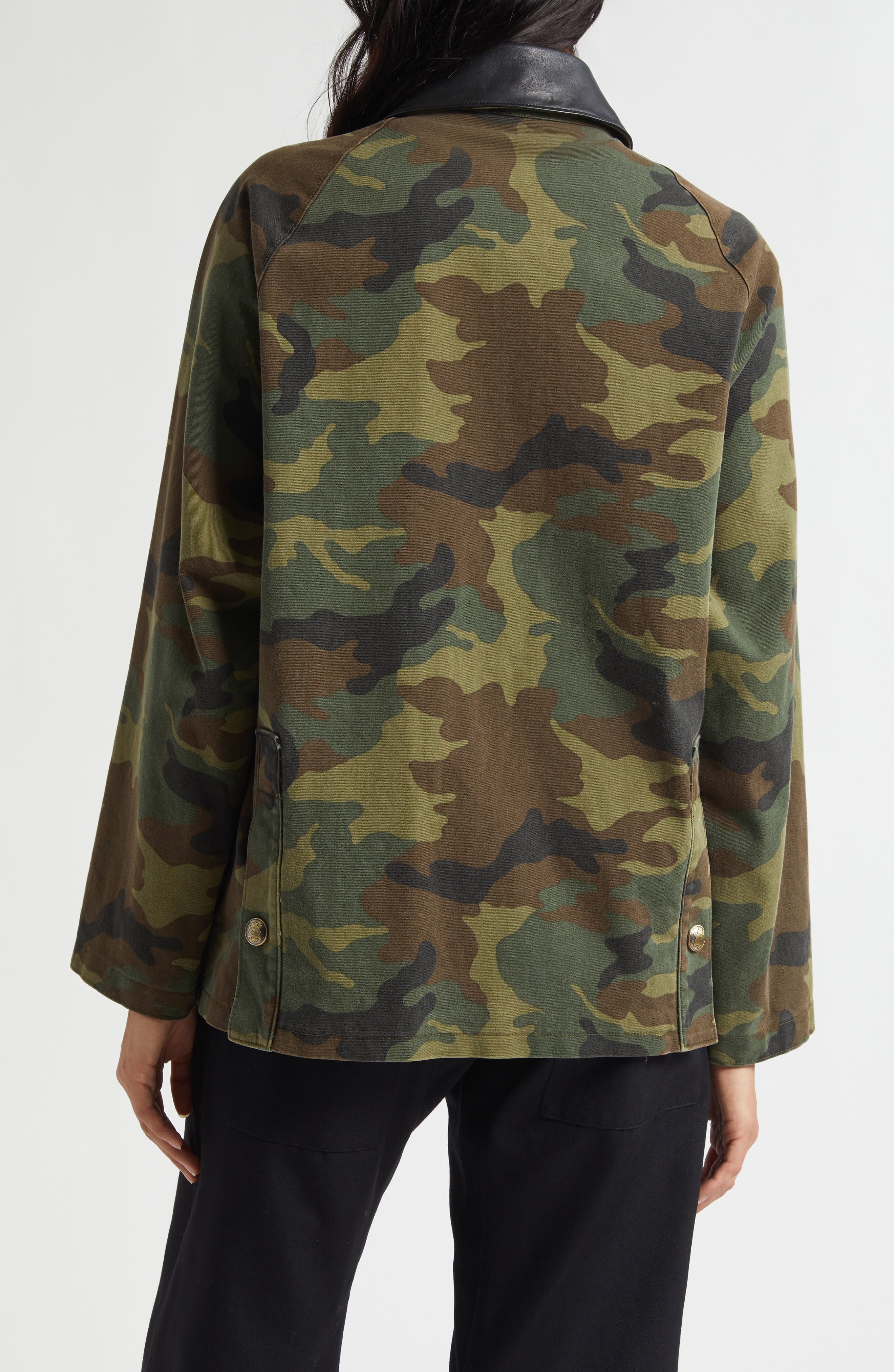 Nili Lotan Andrew Stretch Cotton Military Jacket (Women) | Nordstrom