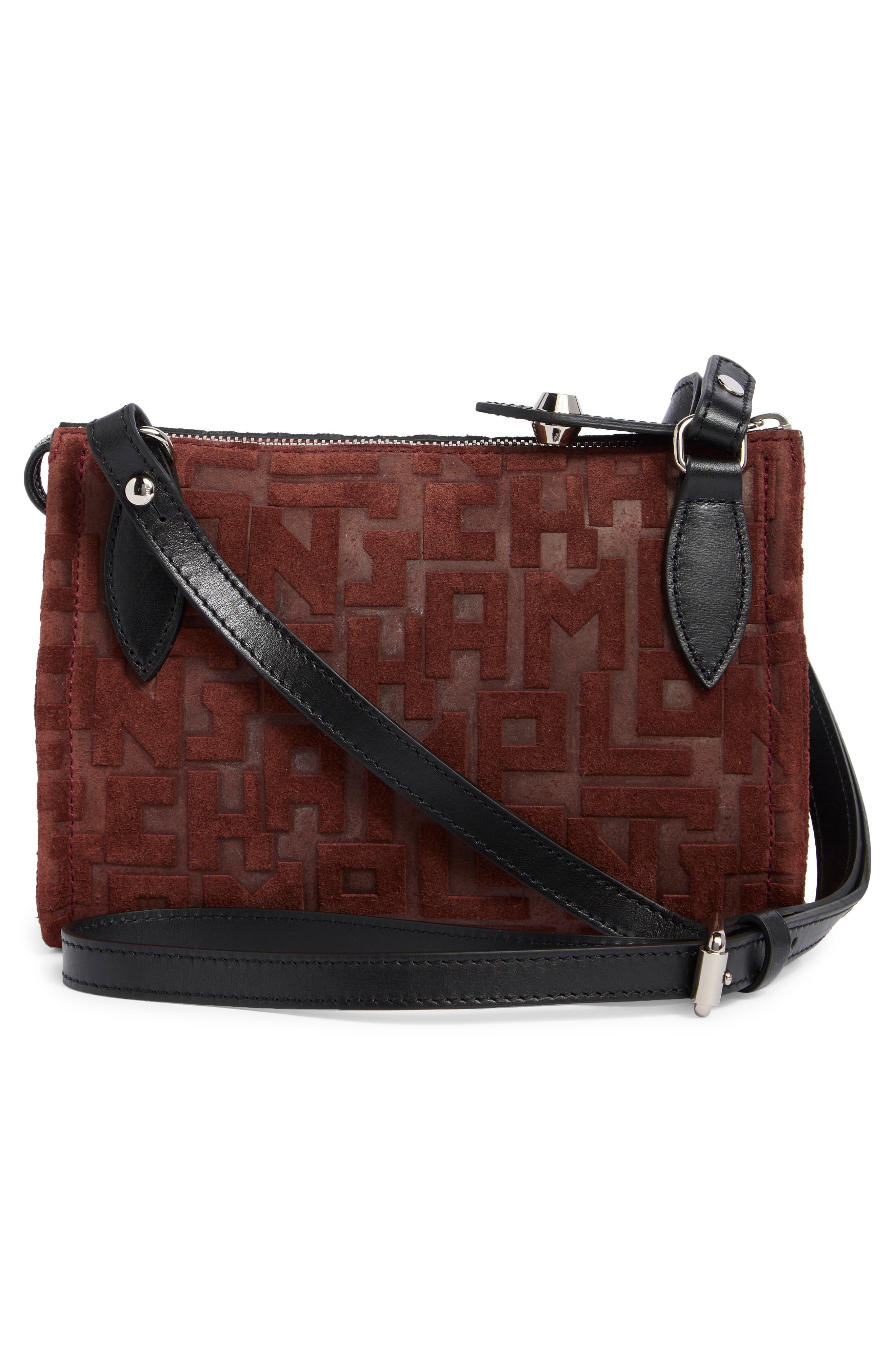 Longchamp Voyage Velvet Crossbody Bag, Alternate, color, 