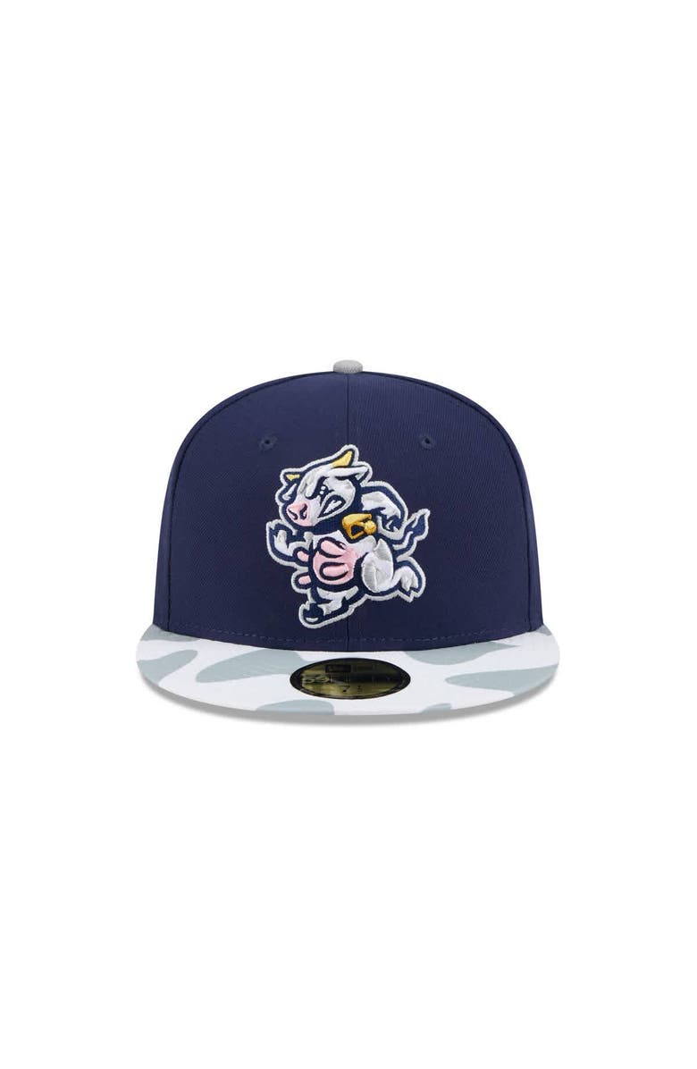 New Era Men's New Era  Navy Wisconsin Timber Rattlers Theme Nights 59FIFTY Fitted Hat, Alternate, color, 