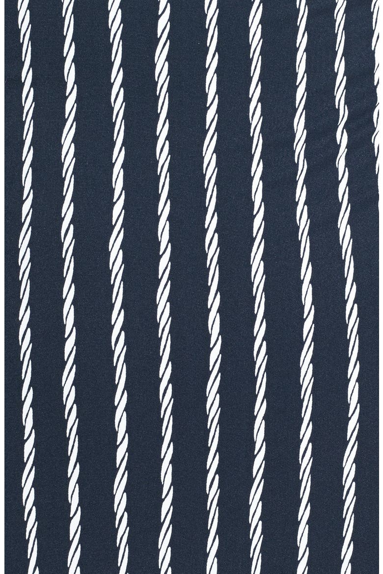 'Retro' Tie Front Maillot, Alternate, color, INDIGO