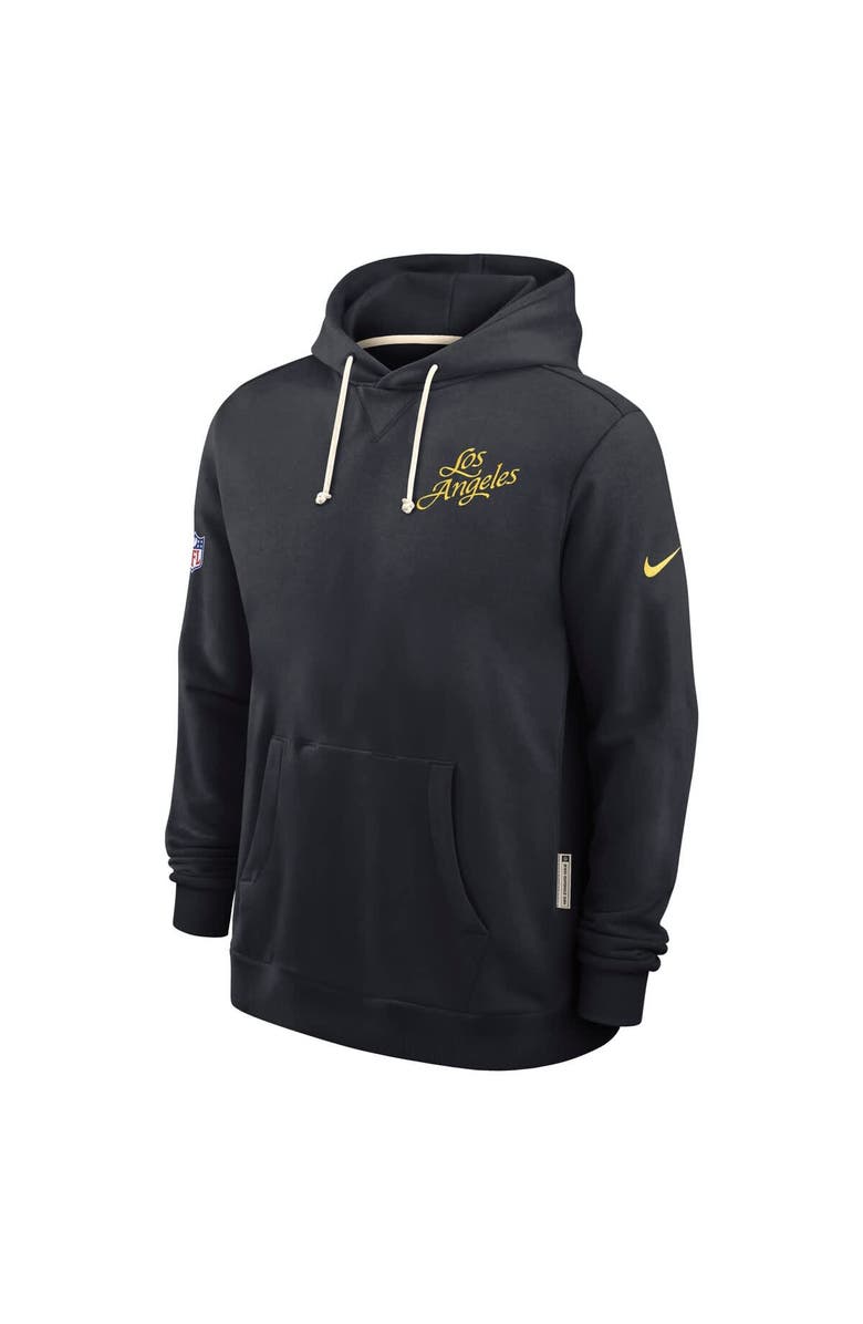 Nike Men's Nike Midnight Blue Los Angeles Rams 2025 Rivalries Collection Standard Issue Sideline Dri-FIT Hoodie, Alternate, color, Dark Blue