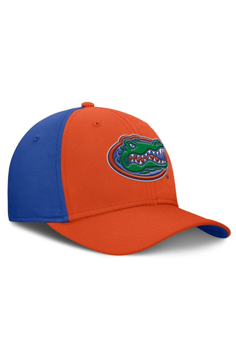 Jordan Brand Men's Jordan Brand Orange/Royal Florida Gators 2025 Sideline Rise Local Performance Flex Hat, Alternate, color, Orange