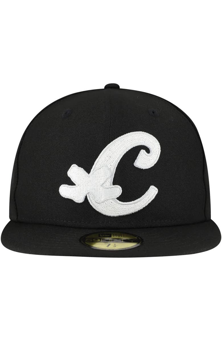 New Era Men's New Era Black Chicago White Sox  Duo Logo 2.0 59FIFTY Fitted Hat, Alternate, color, Black