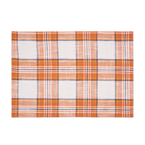 C & F Home C&f Home Gibson Plaid Placemats Set Of 6, 13" X 19" In Brown