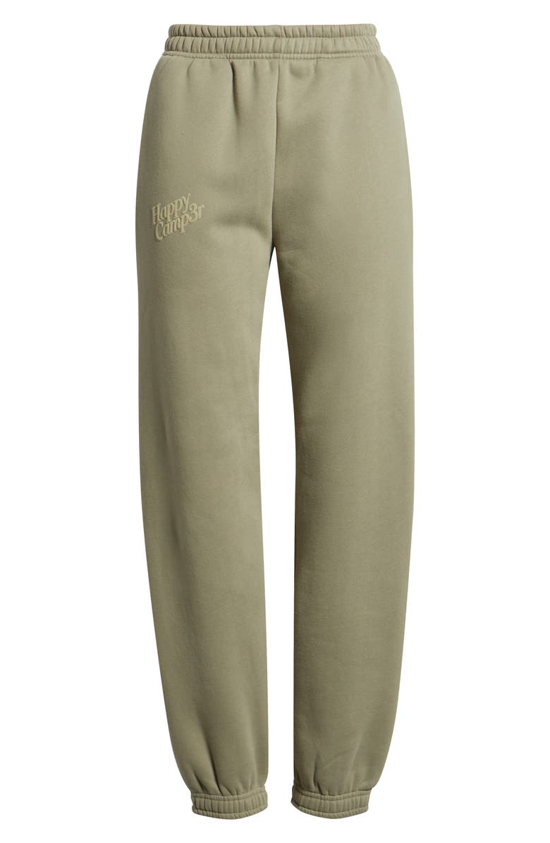 HAPPY CAMP3R Puff Series Core Logo Cotton Blend Joggers, Alternate, color, Dusty Olive