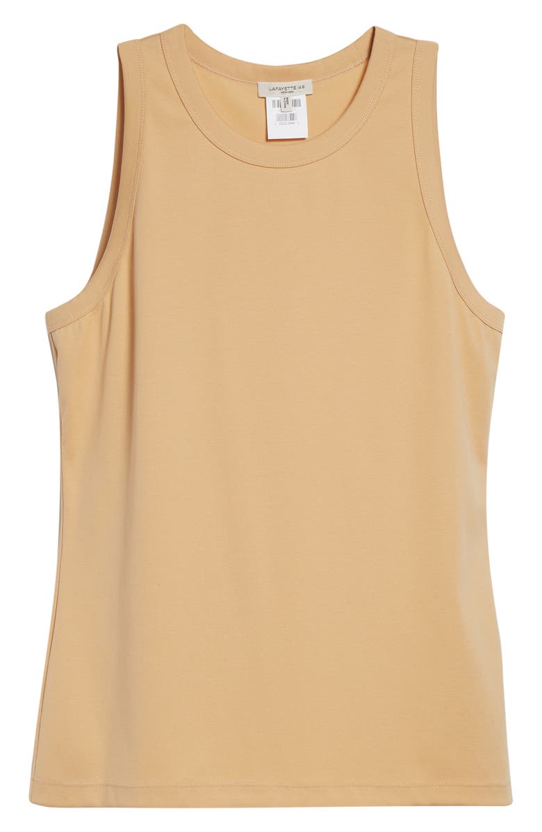 Lafayette 148 New York Racerback Tank, Alternate, color, Black